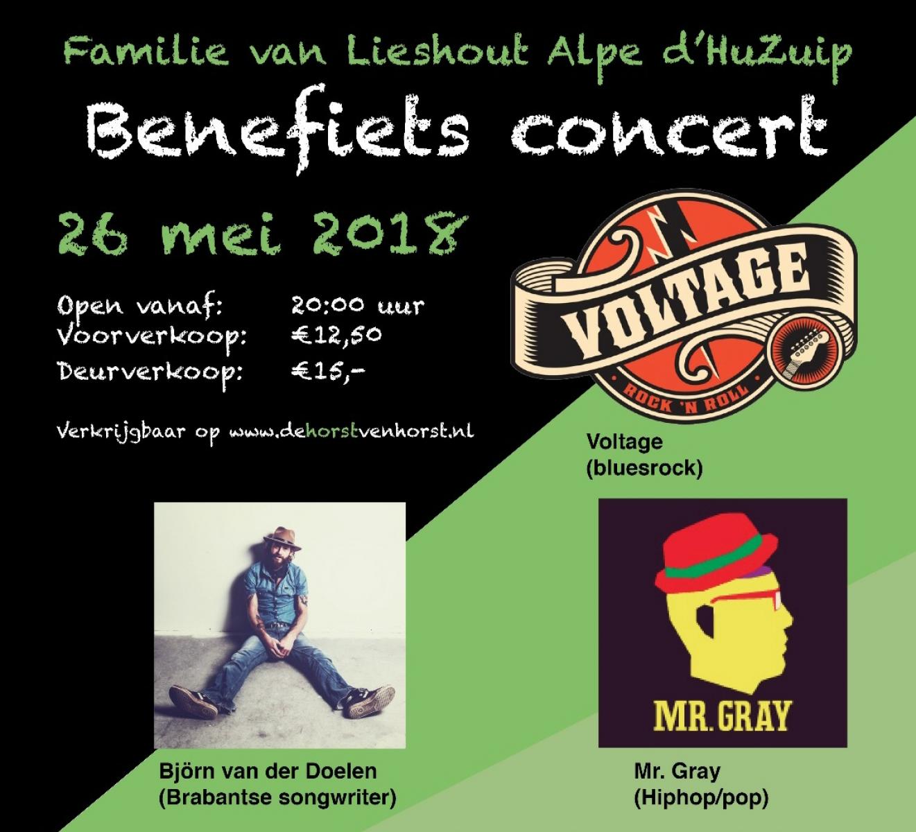 Benefiets concert - Alpe d'HuZuip